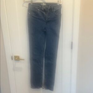 Madewell Women's Stovepipe Leg Jeans in Deep Blue